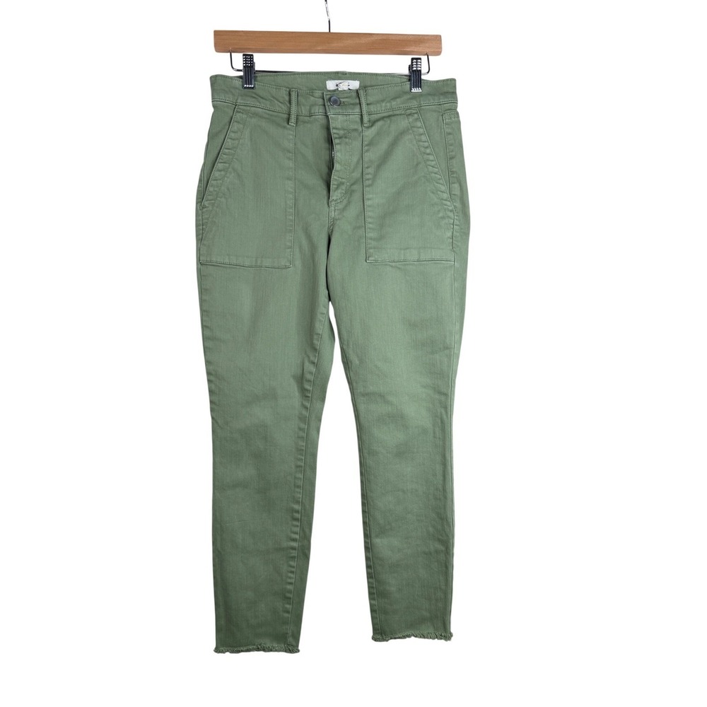 Loft Utility Style Skinny Jeans size 6 Green
